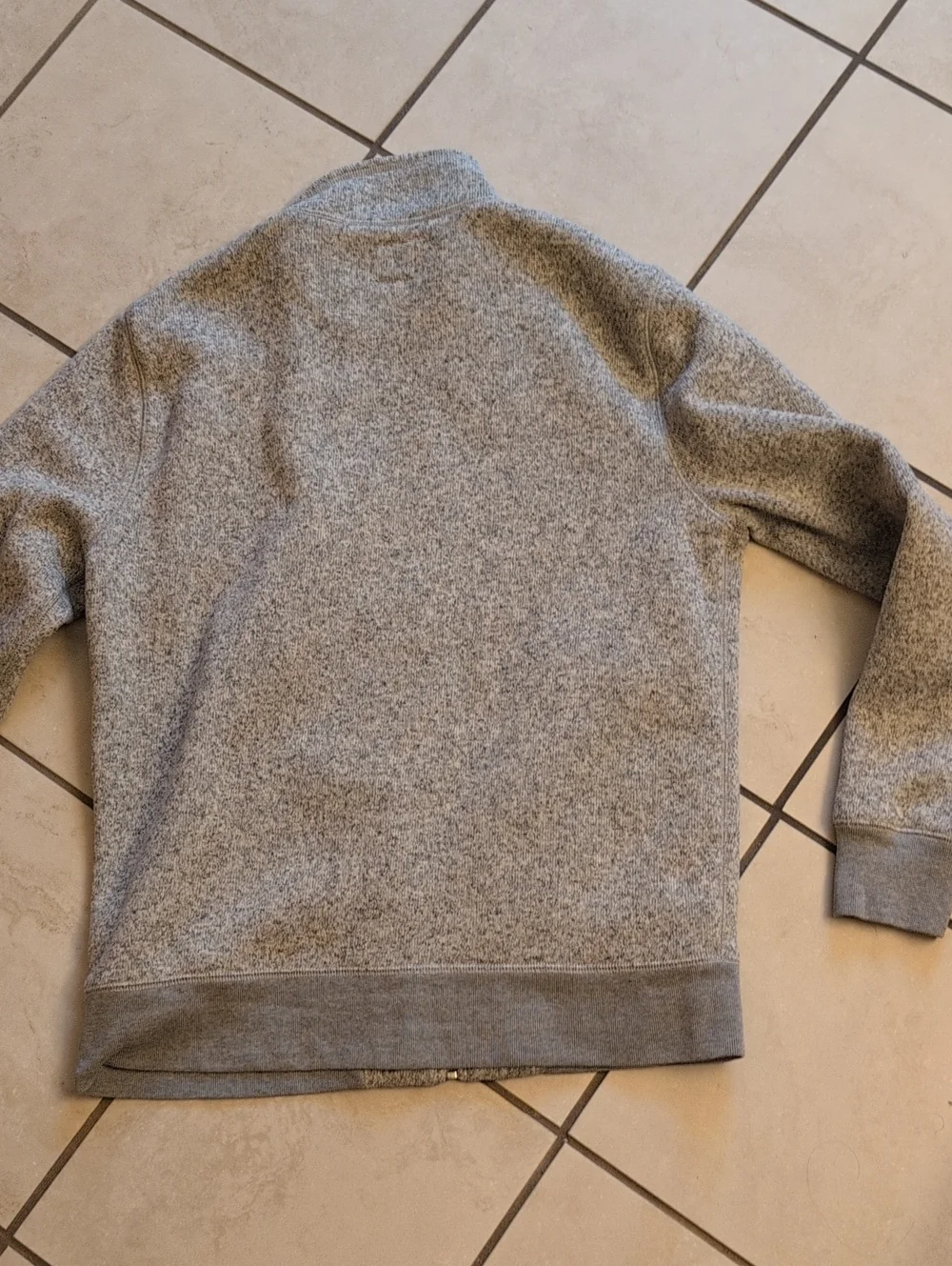 J. Crew Sportsmen's Outfitter Full Zip Fleece Jacket Grey Size L